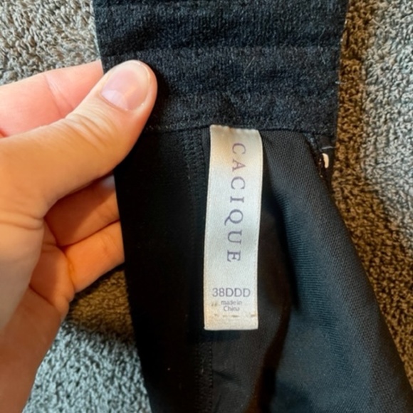 Lane Bryant / Casique Cooling No Wire Black & White Polka Dot Bra! 38ddd - Picture 4 of 4